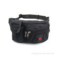 1680D Black Nylon Waterproof Waist Bag